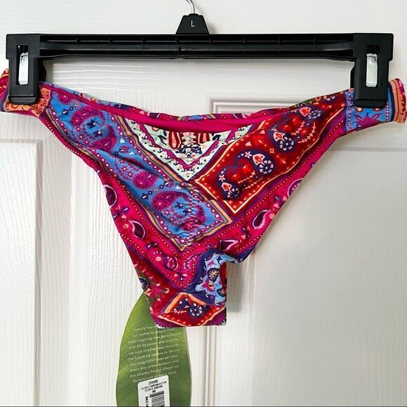 Farm Rio Colorful Bandana Bikini Botton In Multicolor Medium - Picture 3 of 10